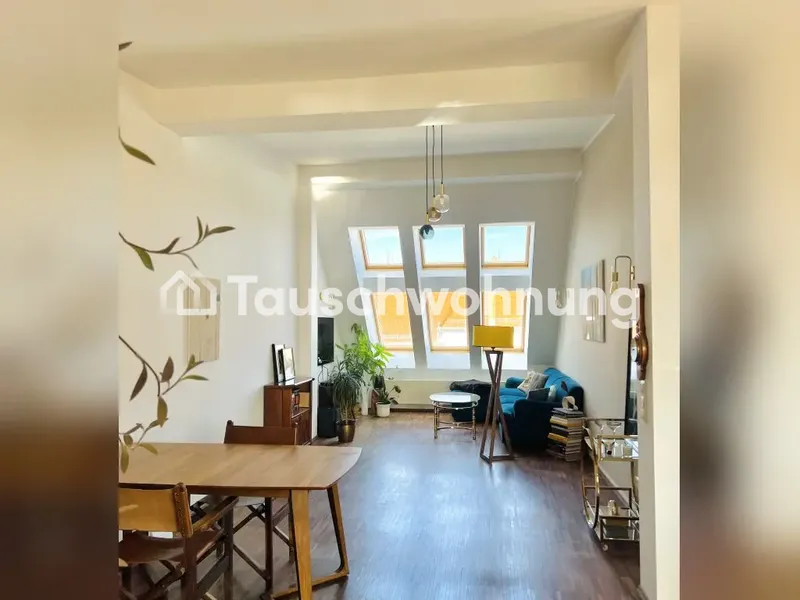 Tauschwohnung: Traumwohnung mit Kamin und Terasse im Dachgeschoss — photo 1
